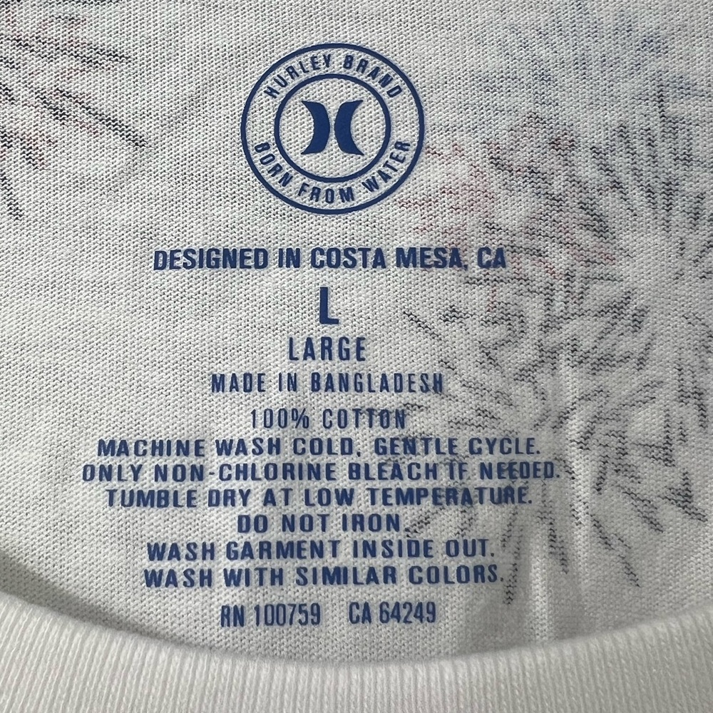 Hurley Fireworks White Tee - Picture 6 of 8